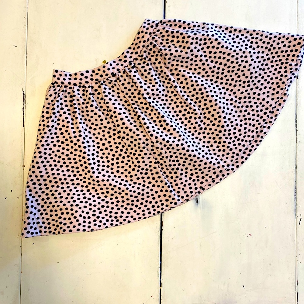 Kate Spade girls polka dot skirt 122/7y *fits 10*